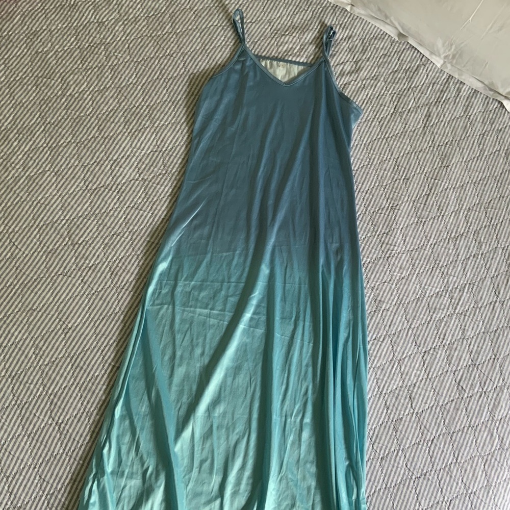 Slinky Ombré Slip Dress